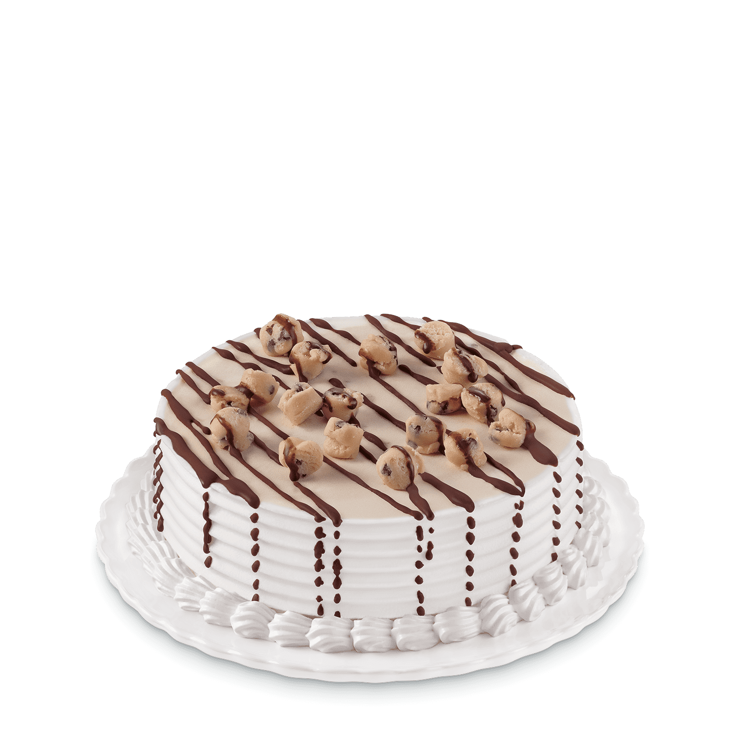 Chocolate chip cookie dough mini blizzard cake