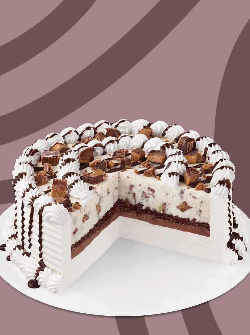 Reese's Peanut Butter Cup Blizzard Cake