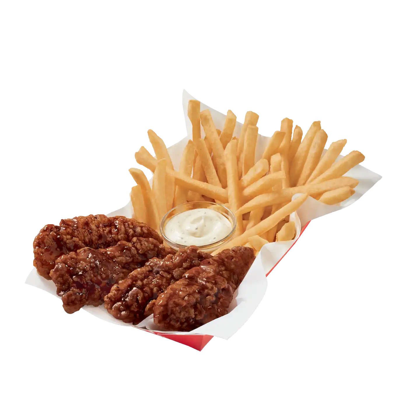 Korean BBQ Sauced & Tossed Chicken Strip Basket