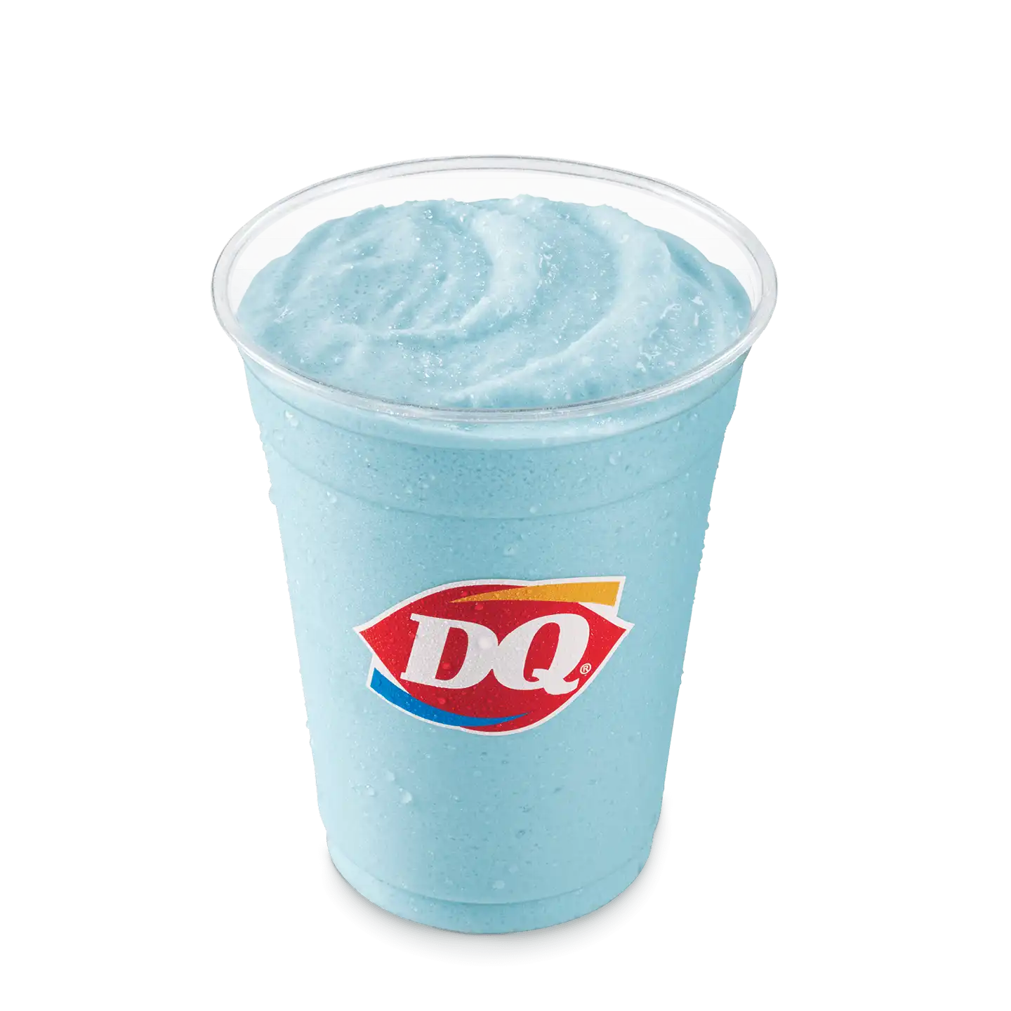 Blue Raspberry Misty Freeze ice cream and misty slush blended