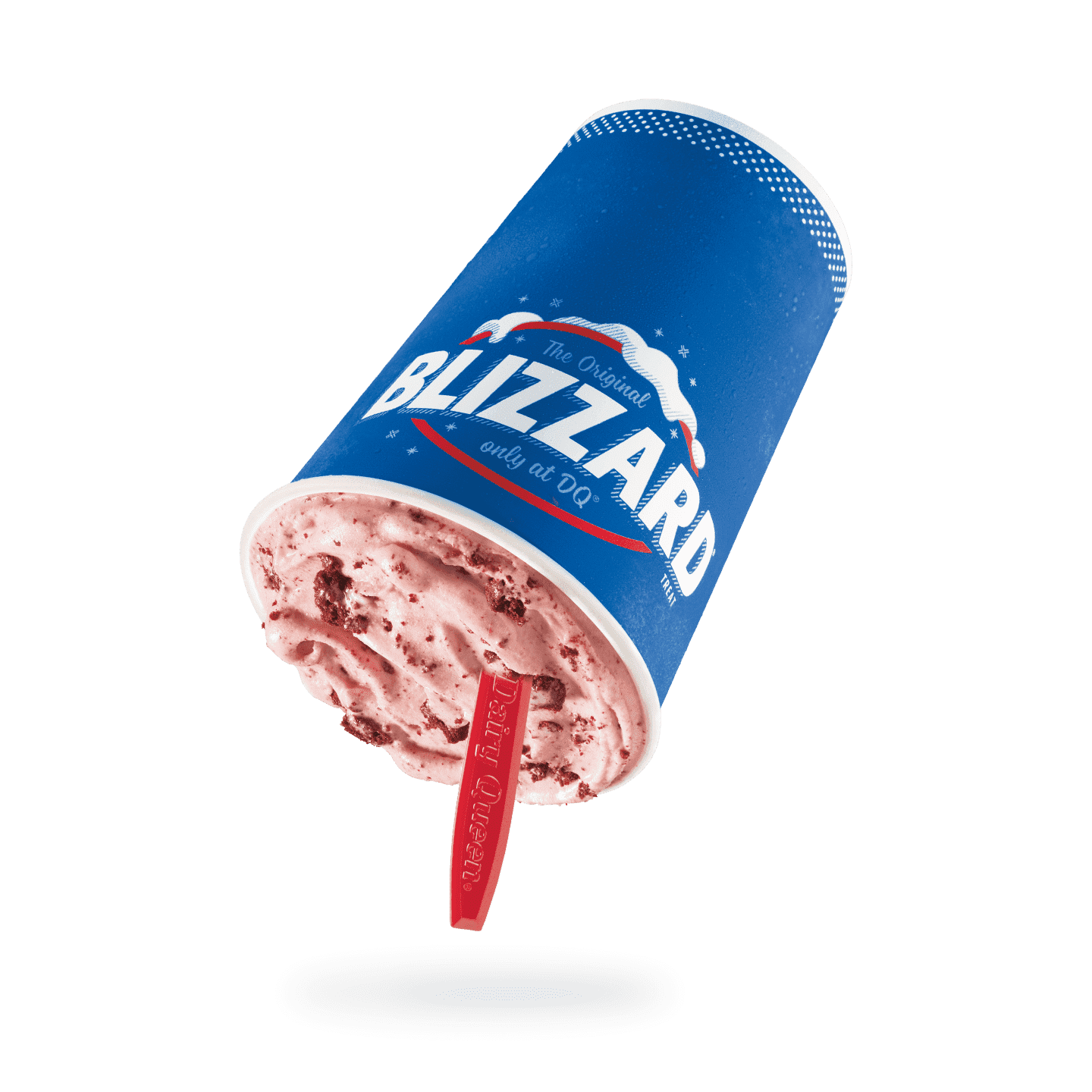 red velvet cake blizzard treat February blizzard of the month