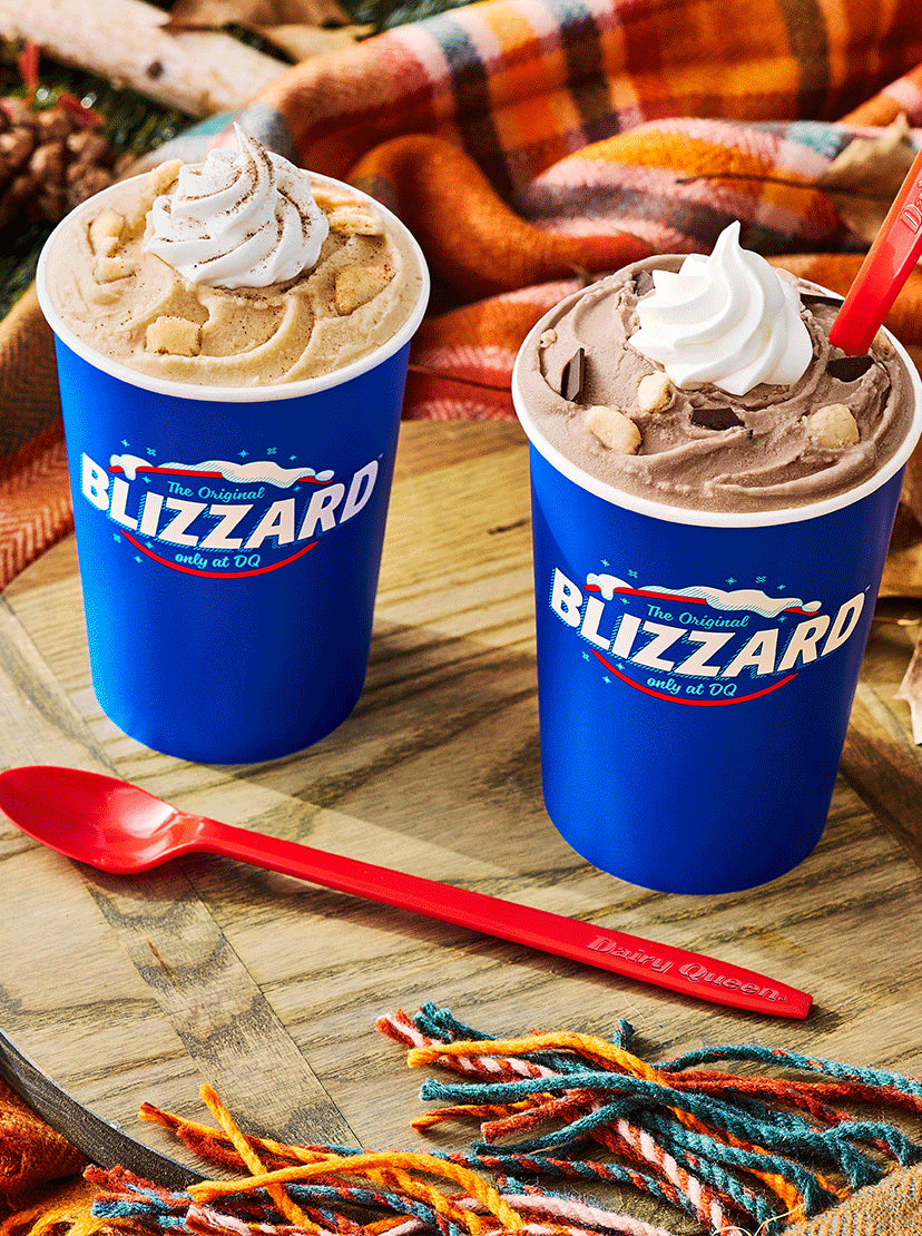 two fall blizzard treats