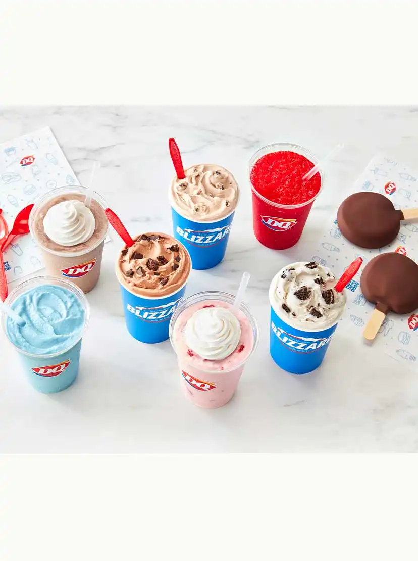 DQ Treats on a table
