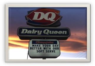 Dairy Queen Store Promo