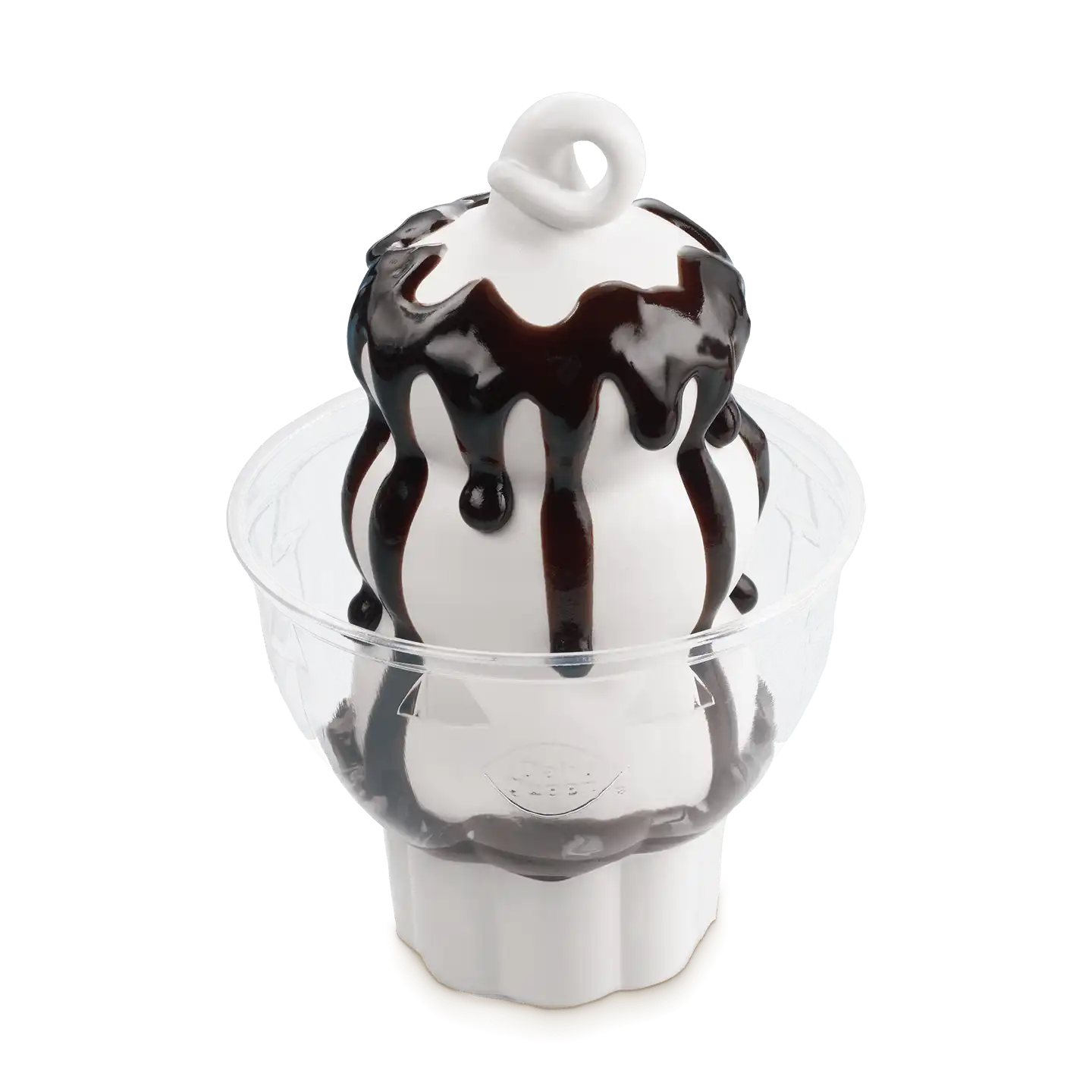 Coupe glacée au fondant chaud