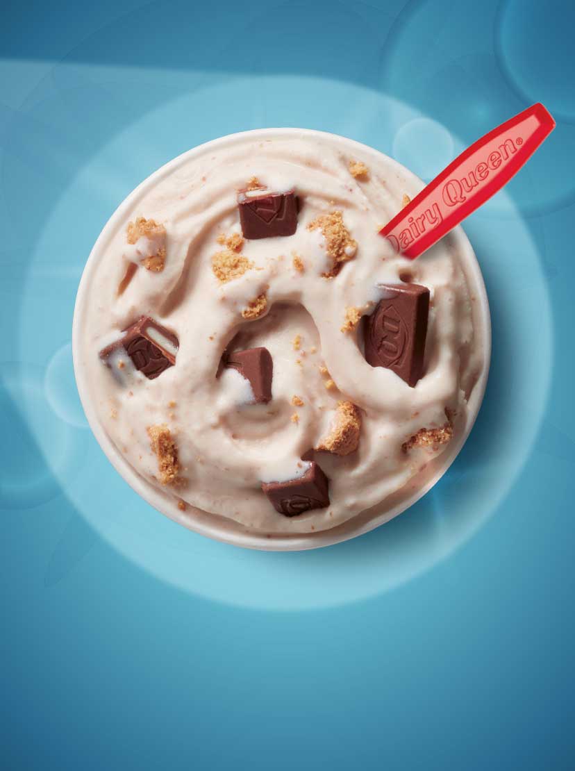 Caramel Pretzel Blizzard Treat