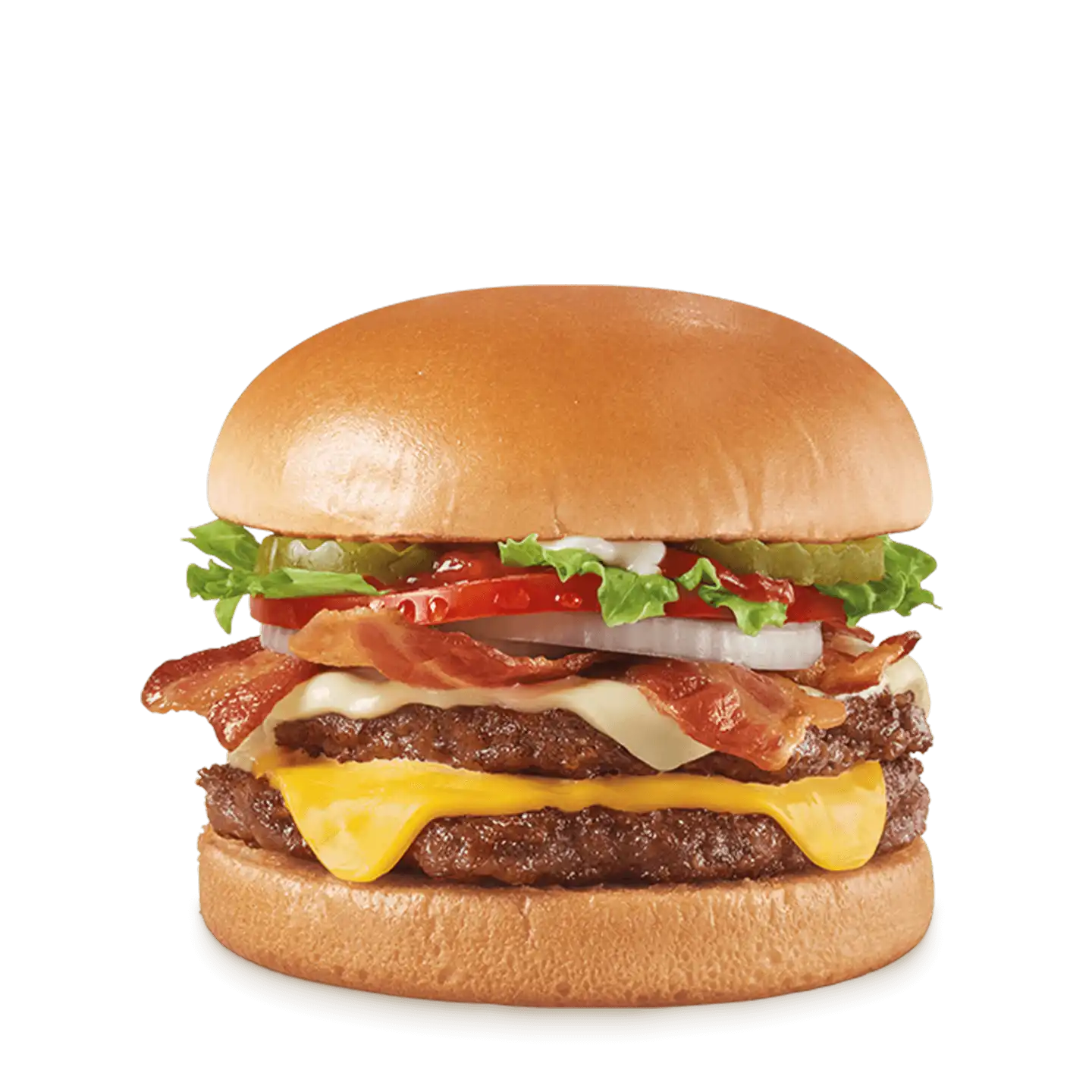 DQ Bacon Cheese Deluxe Double and Triple Signature Stackburgers