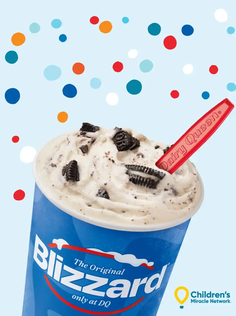 An oreo blizzard treat