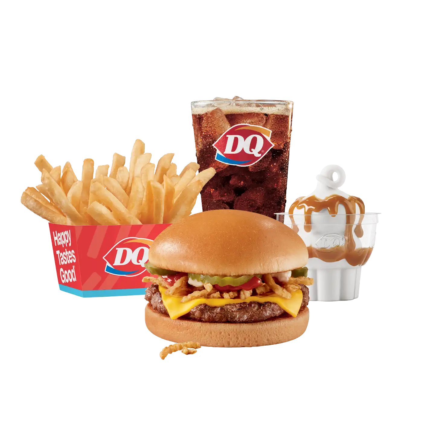 Crispy Onion Cheeseburger Meal Deal