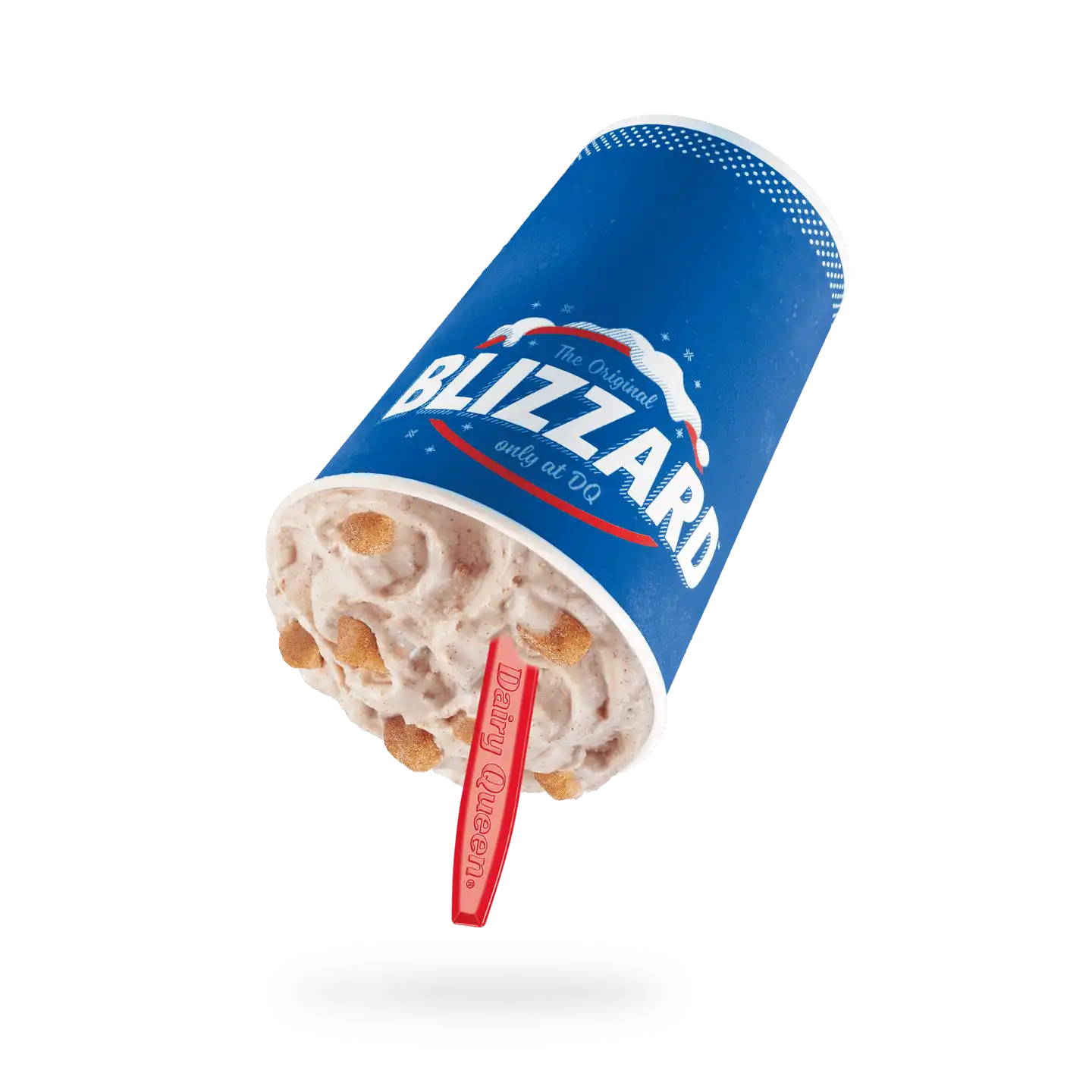 Snickerdoodle Blizzard treat with cookie dough pieces