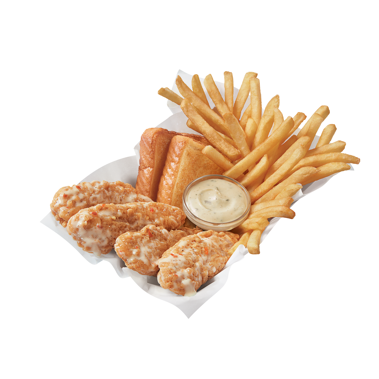 Parmesan Garlic Sauced & Tossed Basket