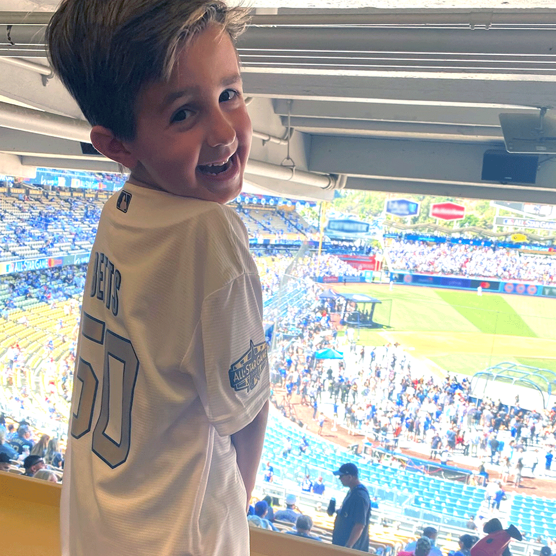 Elliot at the All-Star game