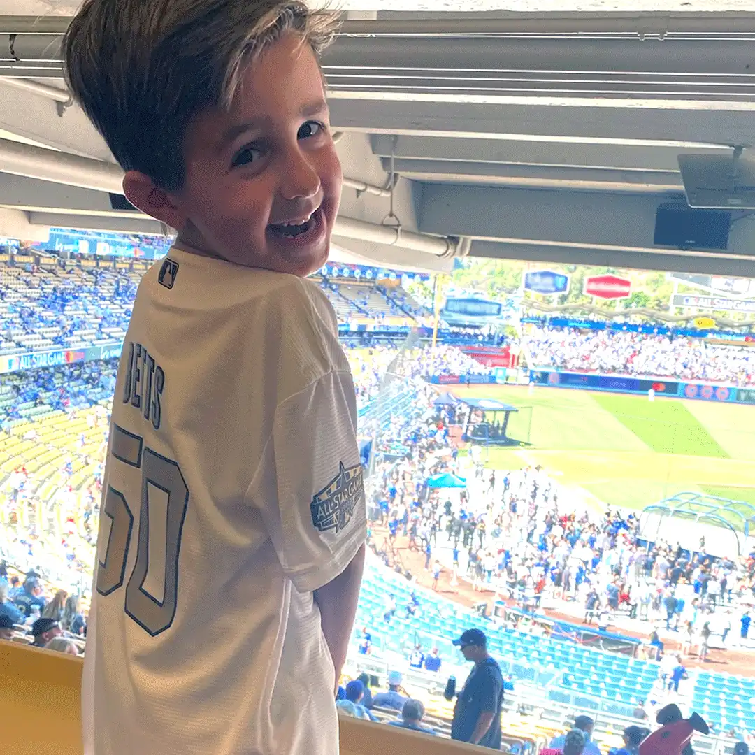 Elliot at the All-Star game