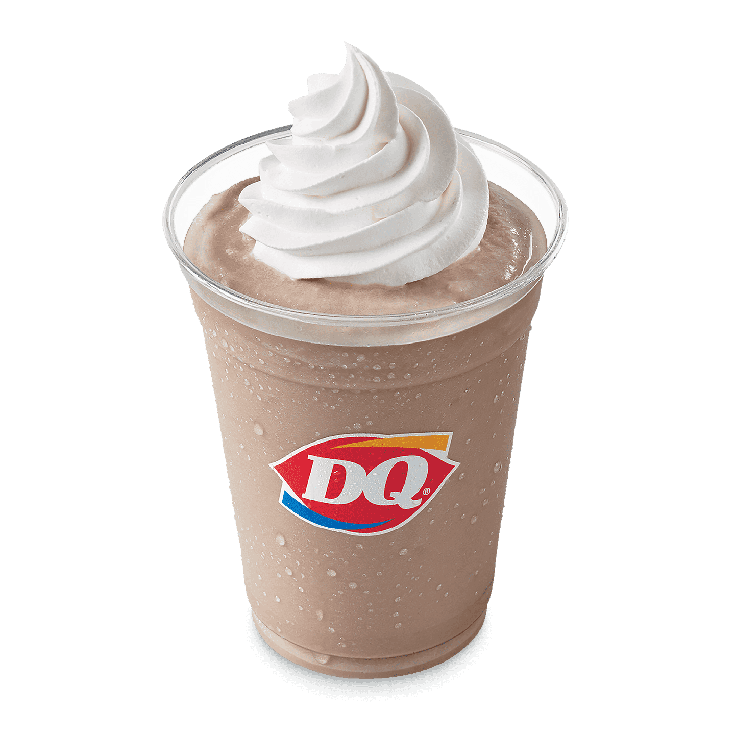 Hot fudge shake with whipped topping