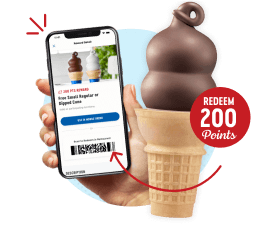 DQ Dipped cone 200 point reward