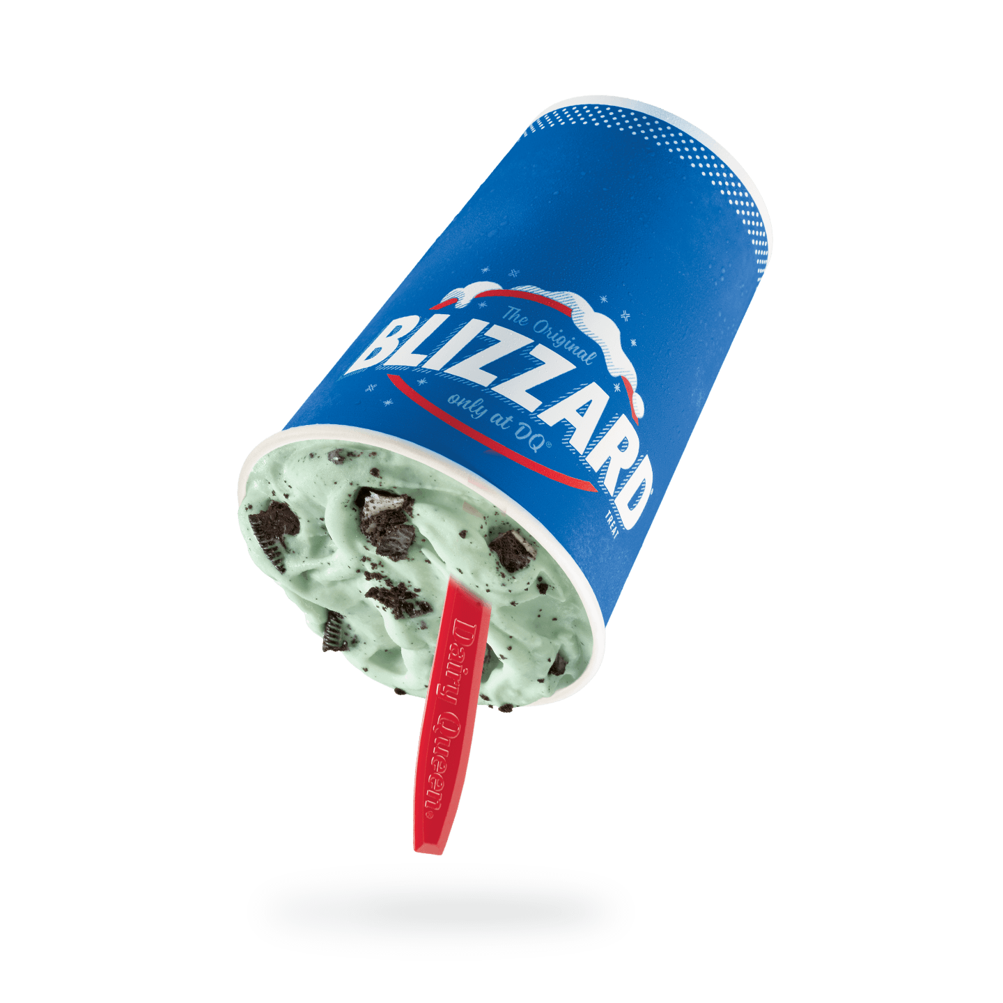 mint oreo blizzard treat