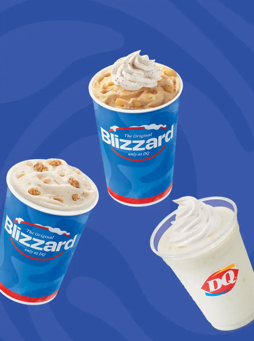 2 Blizzard Treats and a shake