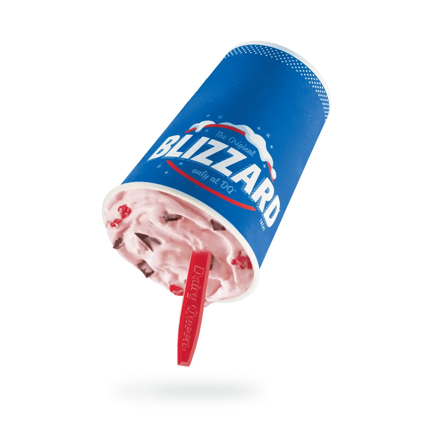 Blizzard aux fraises trempées dans le chocolat