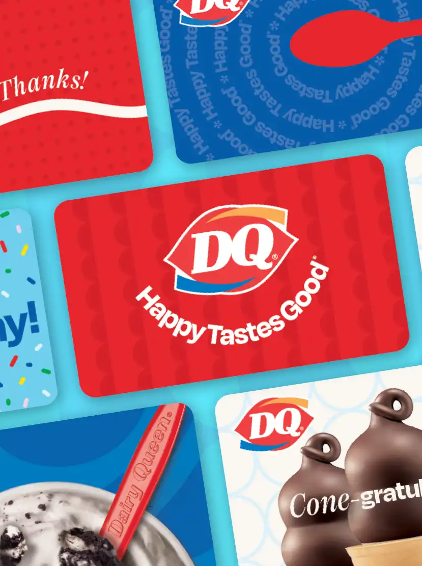 a variety of holiday gift cards