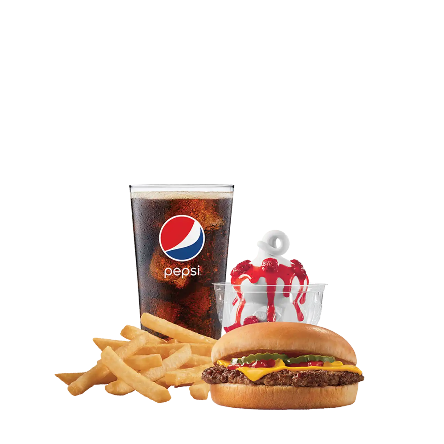 $7 Deluxe Cheeseburger Meal
