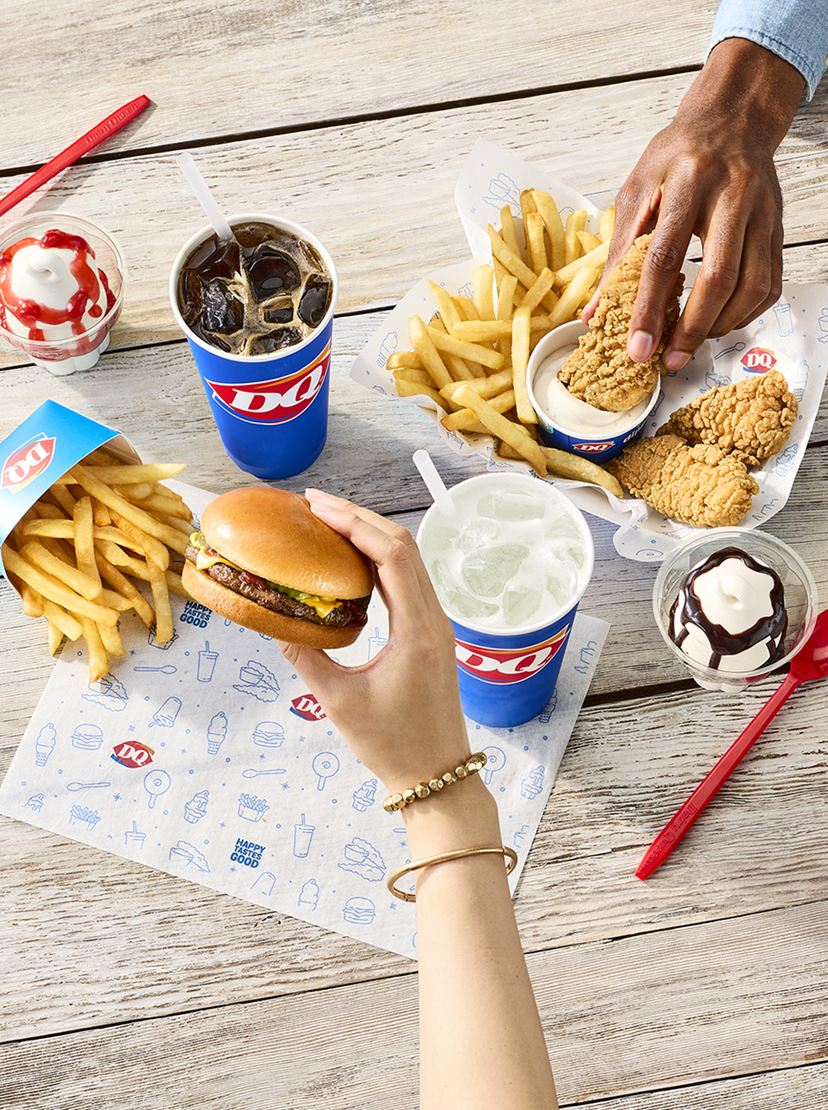 Dairy Queen® Burgers, Blizzard® Treats & More. Happy Tastes Good®