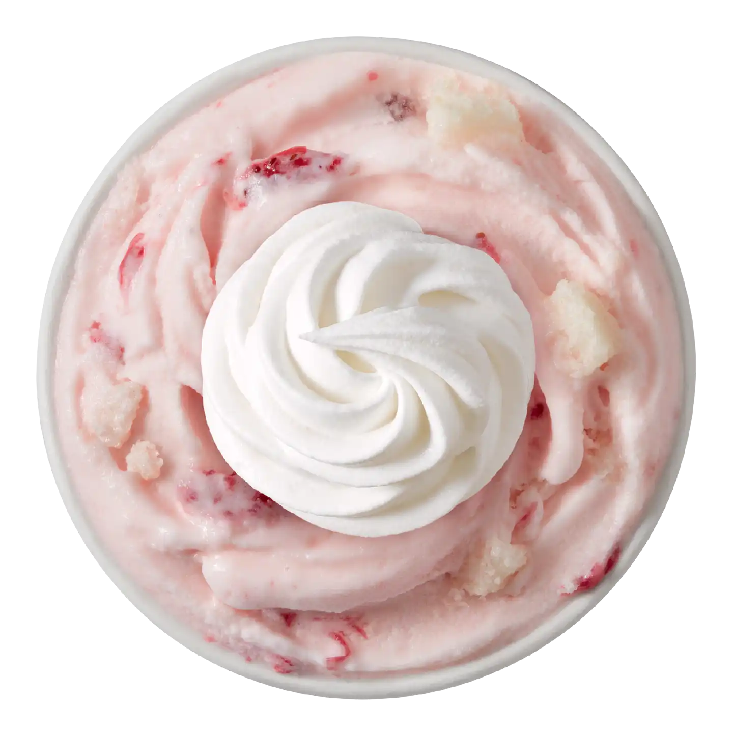 Strawberry Angel Food Cake Blizzard Treat